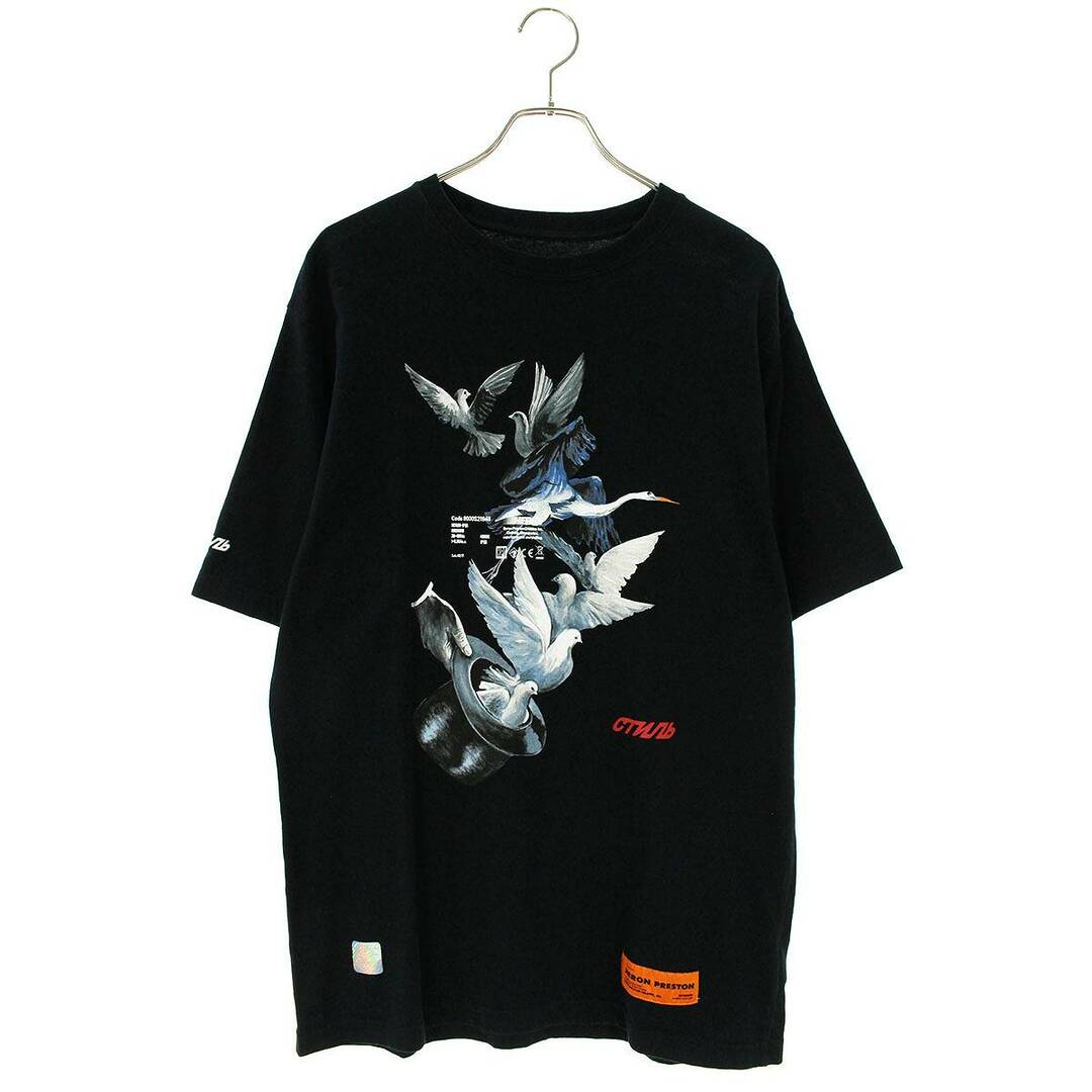 HERON PRESTON(ヘロンプレストン)のヘロンプレストン  HMAA001S19632049 プリントTシャツ メンズ S メンズのトップス(Tシャツ/カットソー(半袖/袖なし))の商品写真