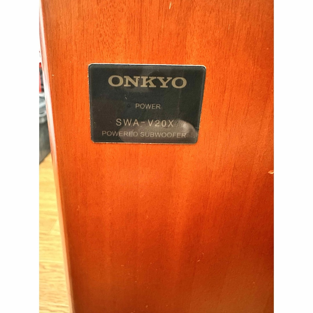 ONKYO(オンキヨー)のONKYO オンキョー　サブウーファー スマホ/家電/カメラのオーディオ機器(スピーカー)の商品写真