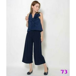 【shopnikoniko】 2wayリボンノースリーブトップス(シャツ/ブラウス(半袖/袖なし))