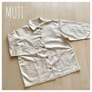MUJI (無印良品) - 無印　木の実から作ったカポック混シャツジャケット サイズXL