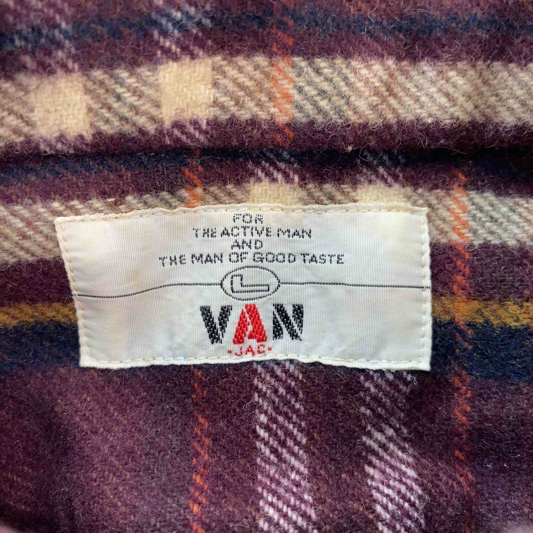 DRIES VAN NOTEN(ドリスヴァンノッテン)のVAN ヴァン メンズ 長袖シャツ ネル チャック柄 ブラウン メンズのトップス(シャツ)の商品写真