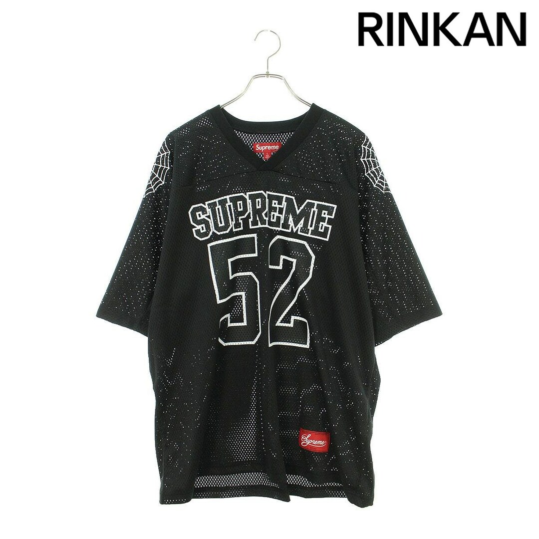 Supreme(シュプリーム)のシュプリーム  24SS  Spiderweb Football Jersey スパイダーウェブフットボールジャージーTシャツ メンズ L メンズのトップス(Tシャツ/カットソー(半袖/袖なし))の商品写真