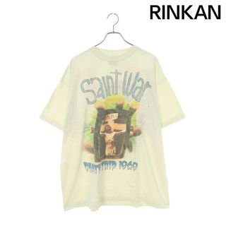 セントマイケル SAINT MICHAEL  24SS  SM-YS8-0000-007 SAINT WARプリントTシャツ メンズ XXL(Tシャツ/カットソー(半袖/袖なし))