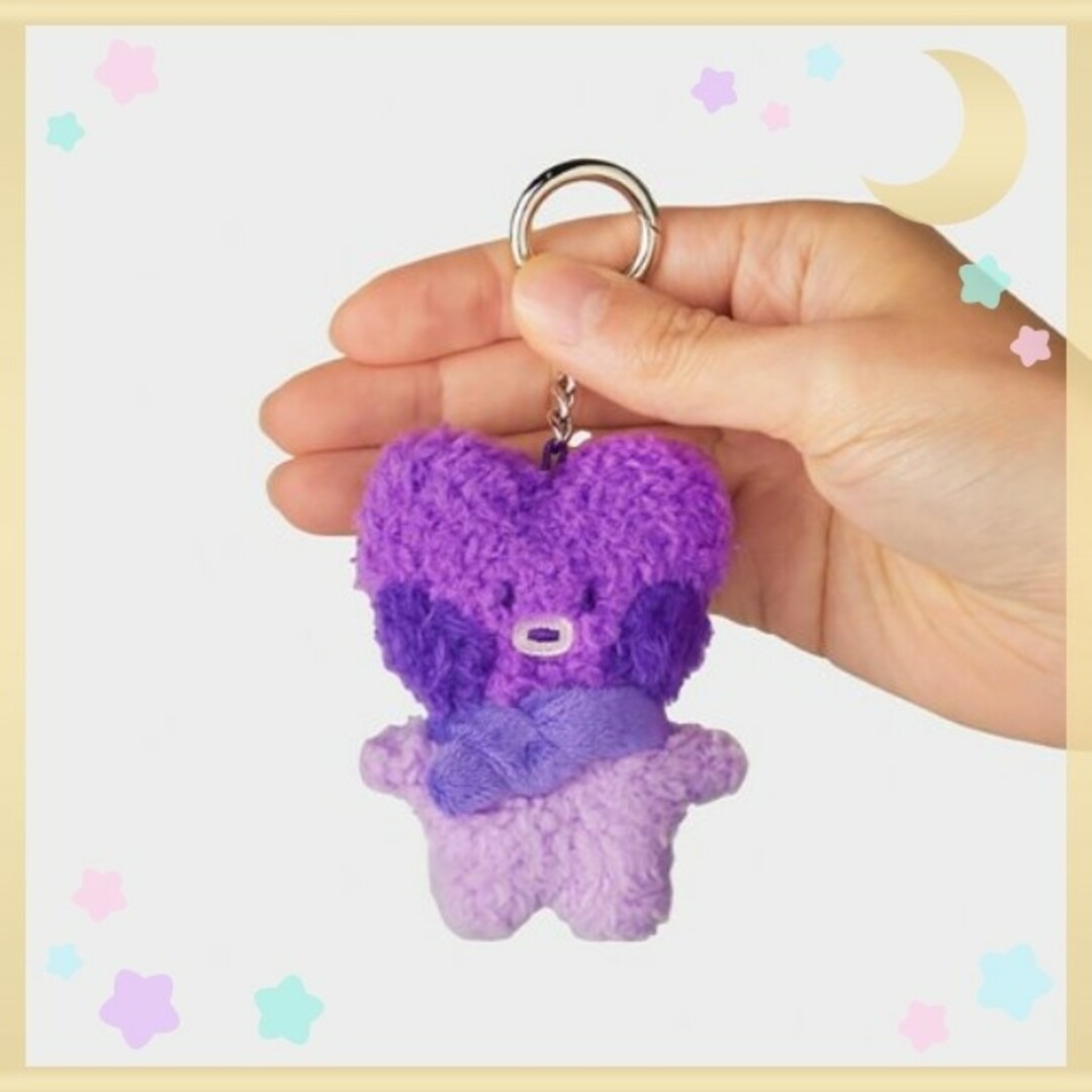 BT21(ビーティーイシビル)の✦公式✦BT21 TATA BTS V テテ  purple keyring メンズのファッション小物(キーホルダー)の商品写真