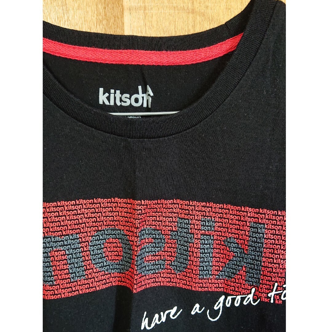 KITSON(キットソン)のメンズ Tシャツ ブラック メンズのトップス(Tシャツ/カットソー(半袖/袖なし))の商品写真