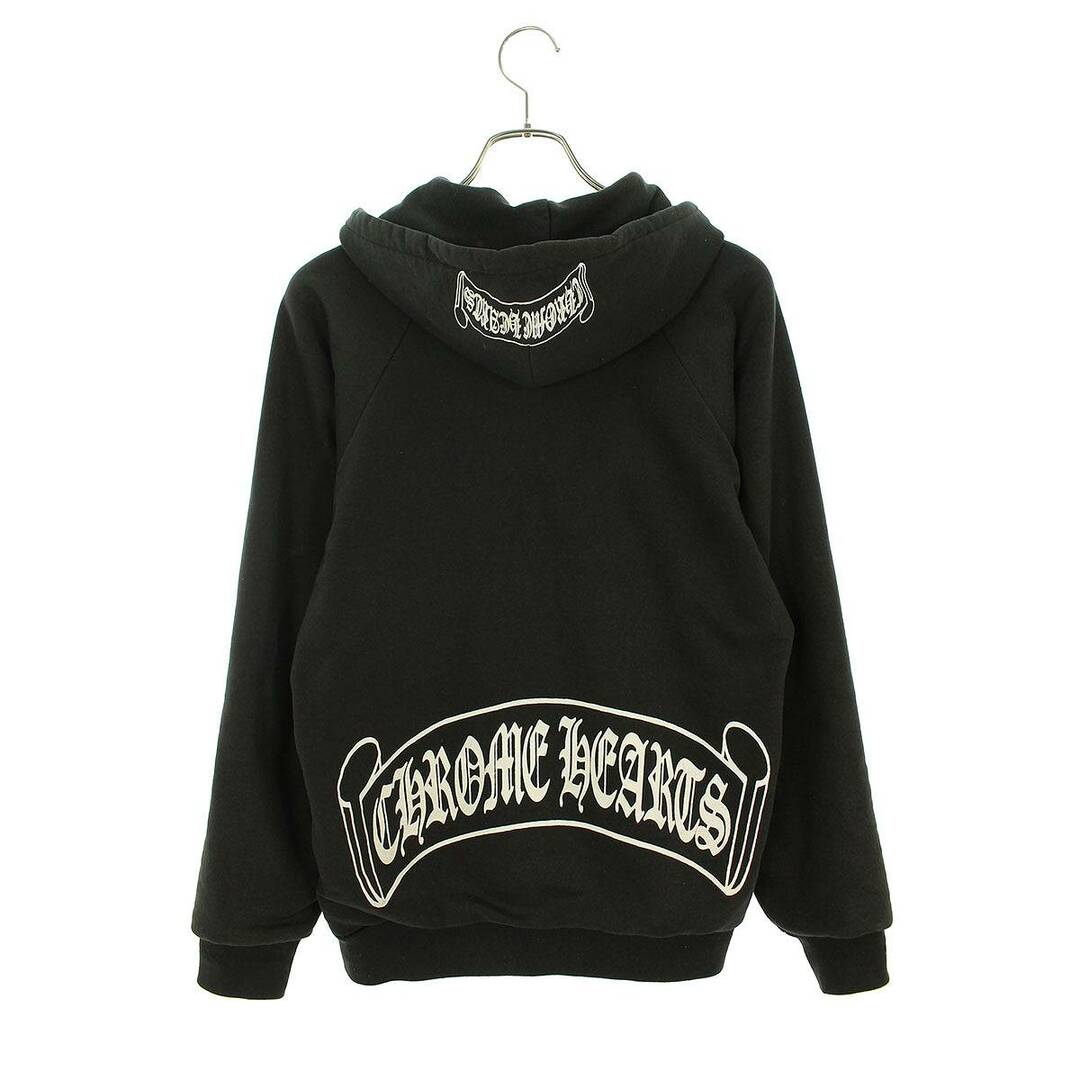 Chrome Hearts(クロムハーツ)のクロムハーツ  THRML HD ZIP/裏地サーマルジップ スクロールラベルバックプリントジップアップパーカー メンズ メンズのトップス(パーカー)の商品写真