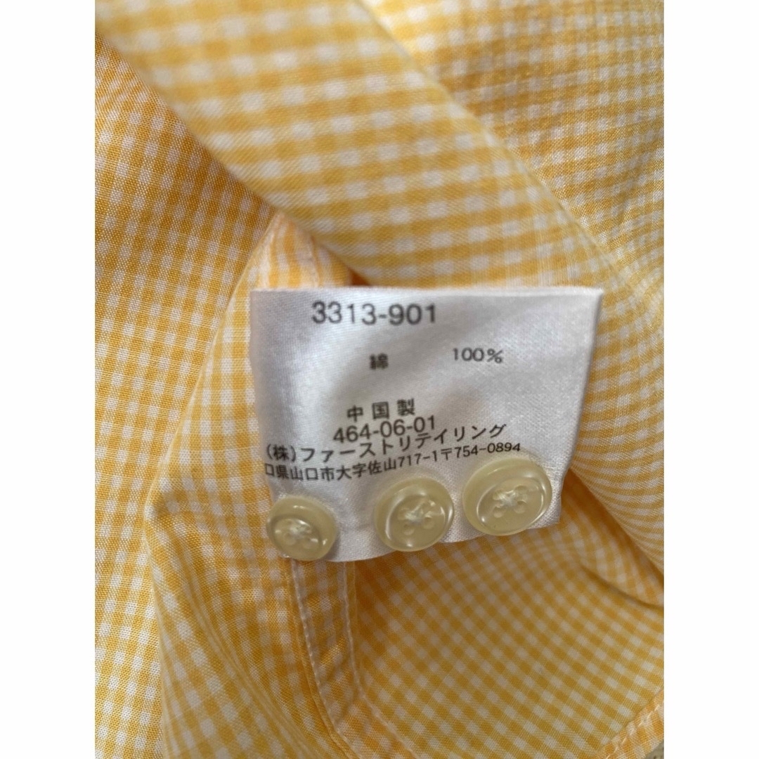 UNIQLO(ユニクロ)のオールドユニクロギンガムチェックシャツ［オレンジ］　【サイズ : XL】 メンズのトップス(シャツ)の商品写真