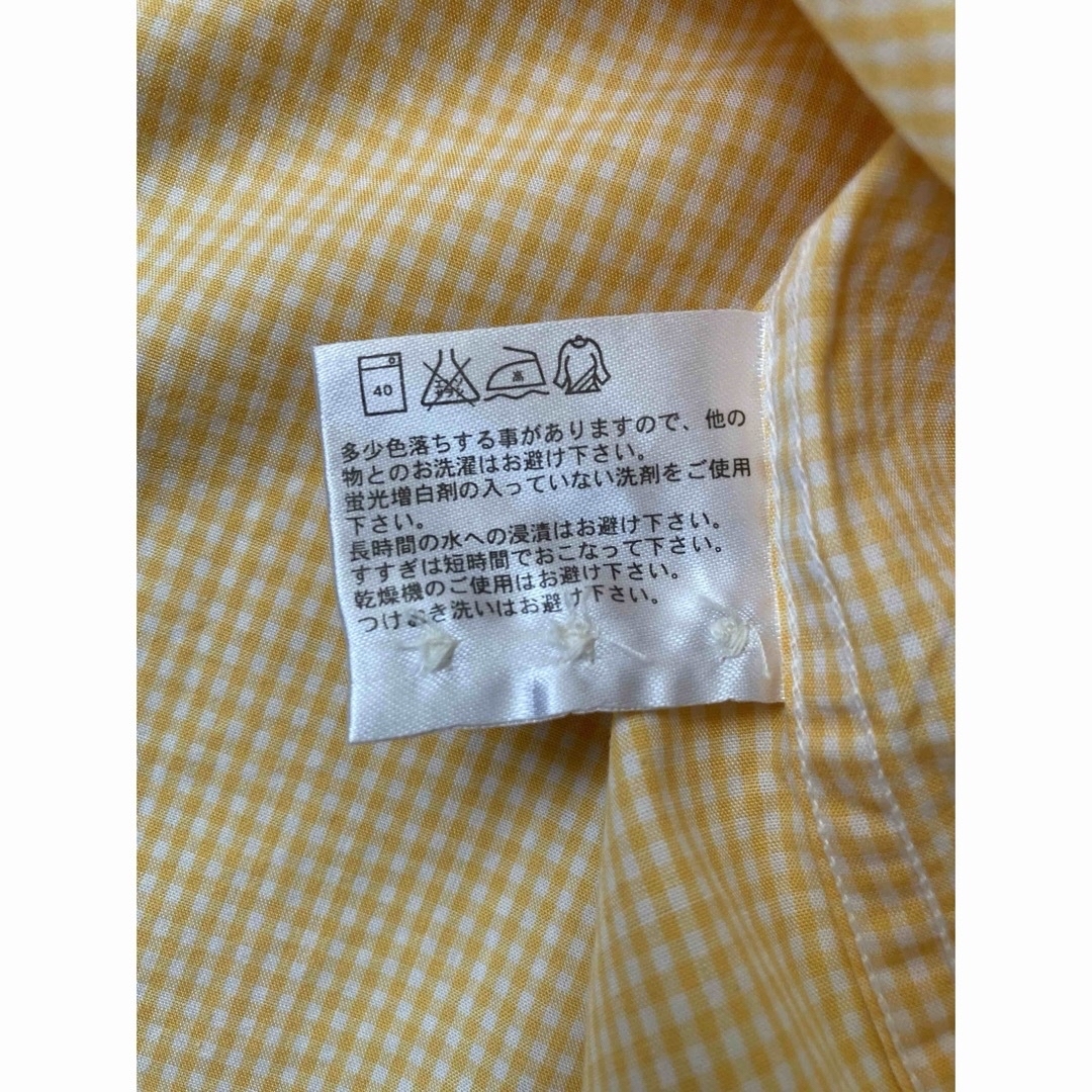 UNIQLO(ユニクロ)のオールドユニクロギンガムチェックシャツ［オレンジ］　【サイズ : XL】 メンズのトップス(シャツ)の商品写真