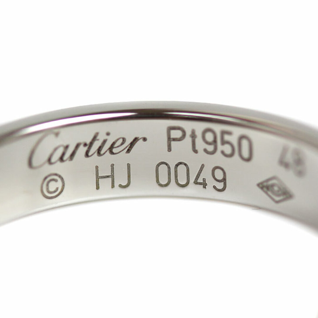 Cartier(カルティエ)のCARTIER カルティエ Pt950プラチナ ミニラブ リング・指輪 B4085348 8号 48 3.9g レディース【中古】【美品】 レディースのアクセサリー(リング(指輪))の商品写真