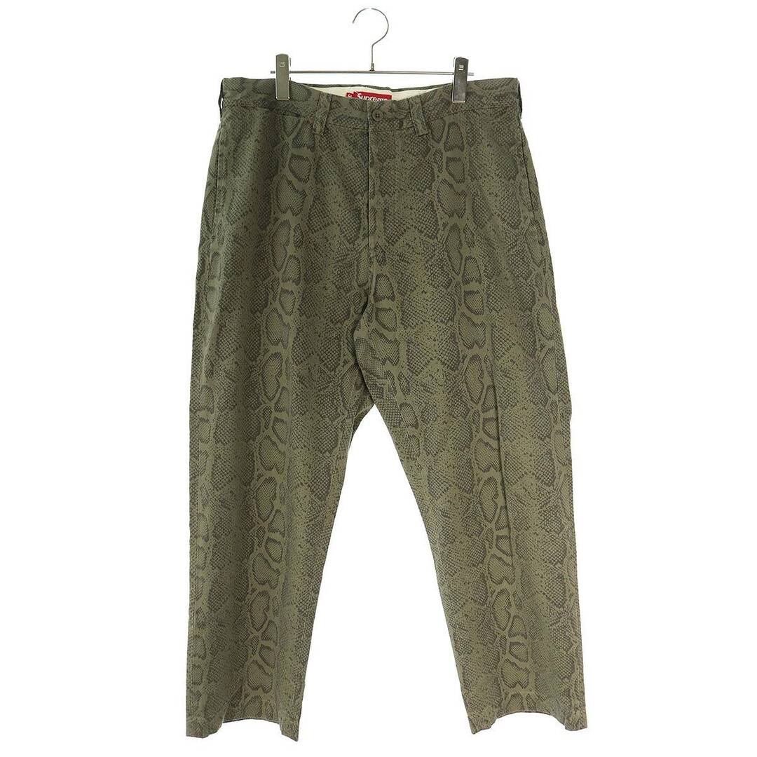 Supreme(シュプリーム)のシュプリーム  24SS  Snake Print Chino Pant スネークプリントチノロングパンツ メンズ 34インチ メンズのパンツ(チノパン)の商品写真