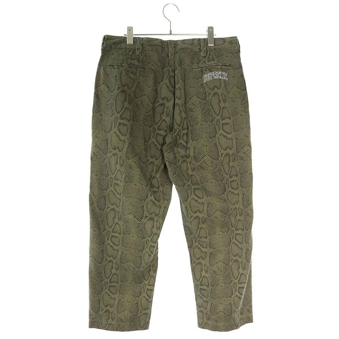 Supreme(シュプリーム)のシュプリーム  24SS  Snake Print Chino Pant スネークプリントチノロングパンツ メンズ 34インチ メンズのパンツ(チノパン)の商品写真