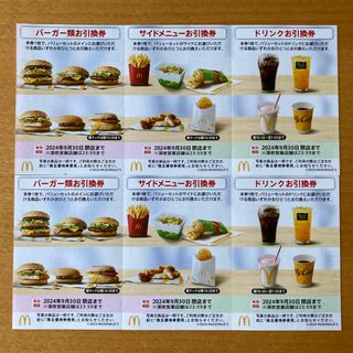 マクドナルド - 2シート マクドナルド株主優待券