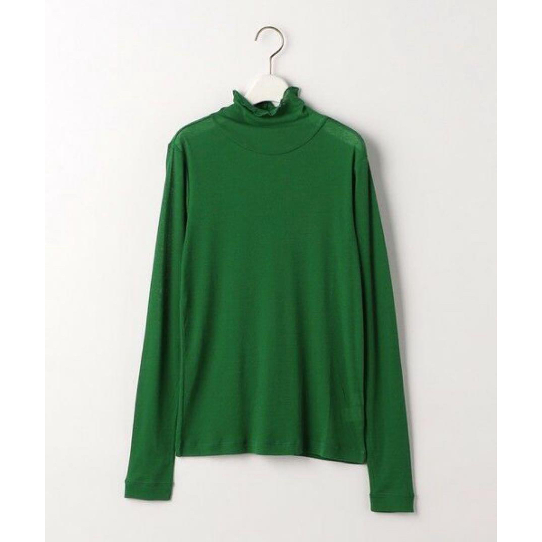 UNITED ARROWS green label relaxing(ユナイテッドアローズグリーンレーベルリラクシング)のgreen label relaxing シアーフライスタートルプルオーバー レディースのトップス(カットソー(長袖/七分))の商品写真