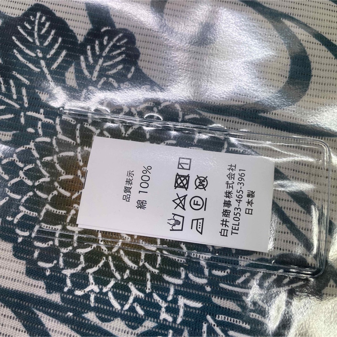 新品 日本製 綿絽 幅広 ゆかた 浴衣 夏着物 和装 呉服 花火大会 レディースの水着/浴衣(浴衣)の商品写真