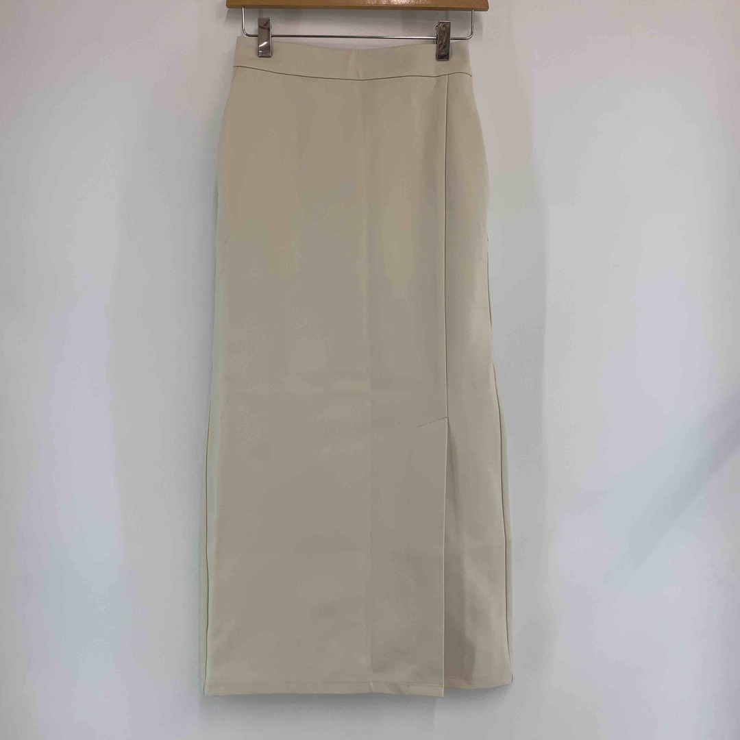 LOWRYS FARM(ローリーズファーム)のLOWRYS FARM ローリーズファーム レディース ロングスカート　裏材　スリッド　ウエストゴム　アイボリー レディースのスカート(ロングスカート)の商品写真