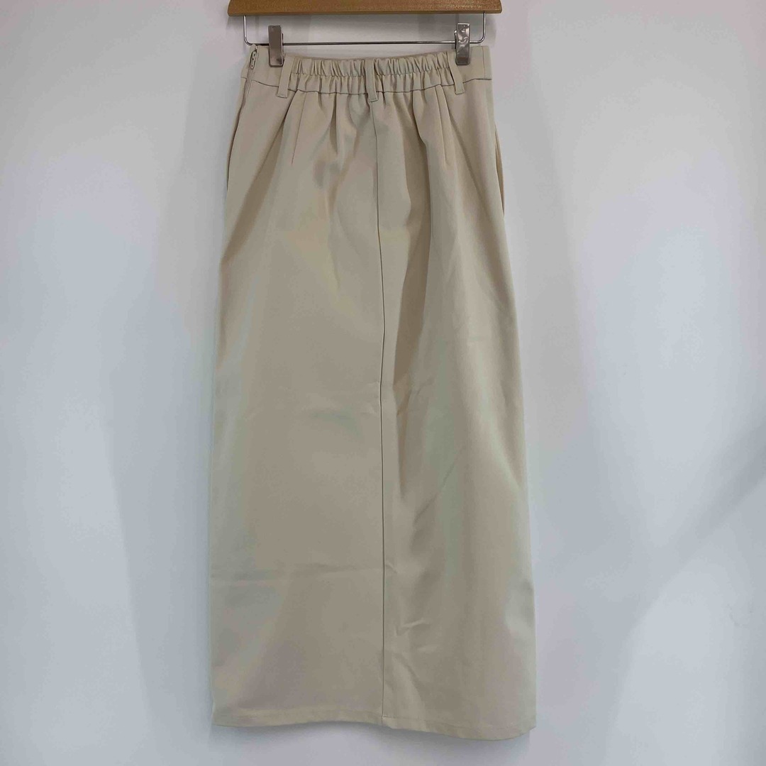 LOWRYS FARM(ローリーズファーム)のLOWRYS FARM ローリーズファーム レディース ロングスカート　裏材　スリッド　ウエストゴム　アイボリー レディースのスカート(ロングスカート)の商品写真