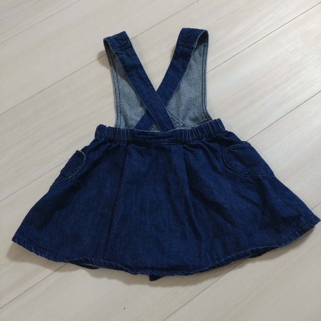 ジャンパースカート　80 キッズ/ベビー/マタニティのベビー服(~85cm)(スカート)の商品写真