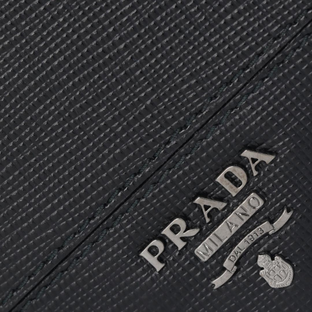 PRADA(プラダ)のプラダ/PRADA 財布 メンズ 型押しカーフスキン 二つ折り長財布 NERO 2MV836-QME-002 _0410ff メンズのファッション小物(長財布)の商品写真