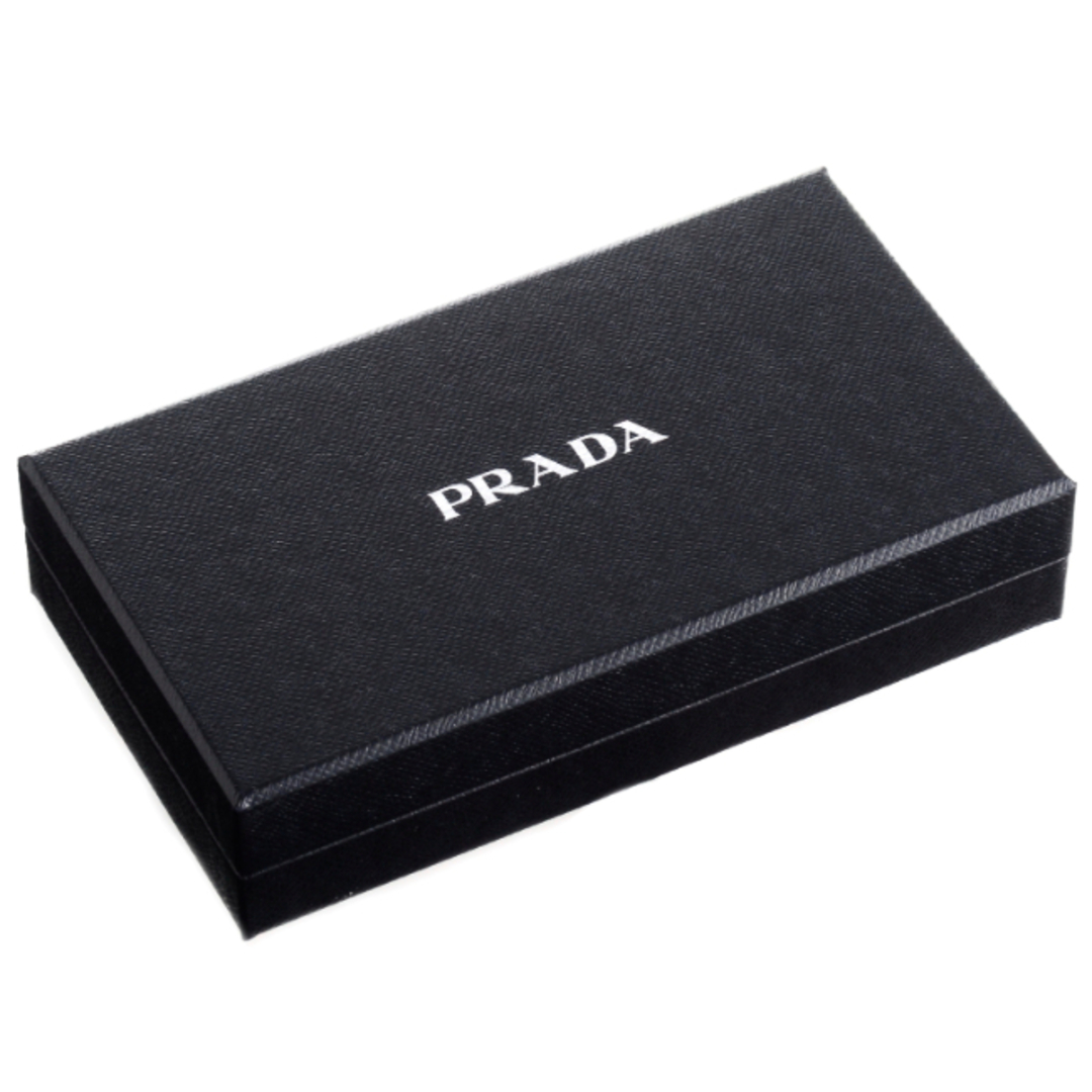 PRADA(プラダ)のプラダ/PRADA 財布 メンズ 型押しカーフスキン 二つ折り長財布 NERO 2MV836-QME-002 _0410ff メンズのファッション小物(長財布)の商品写真