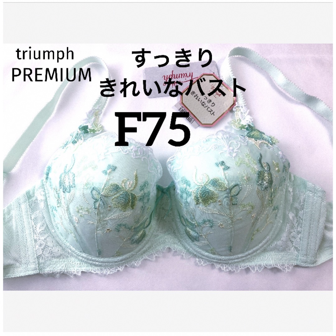 Triumph(トリンプ)の【新品タグ付】トリンプPREMIUM・すっきりきれいF75（定価¥9,130） レディースの下着/アンダーウェア(ブラ)の商品写真
