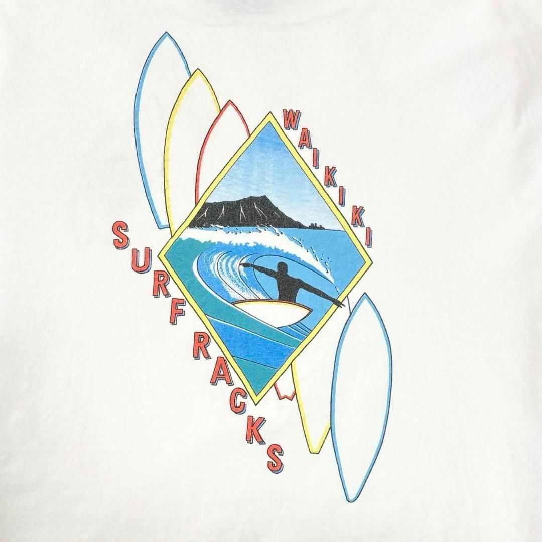 VINTAGE(ヴィンテージ)の90s USA製古着　ヴィンテージ　グラフィックTシャツ　サーフィン　ハワイ メンズのトップス(Tシャツ/カットソー(半袖/袖なし))の商品写真