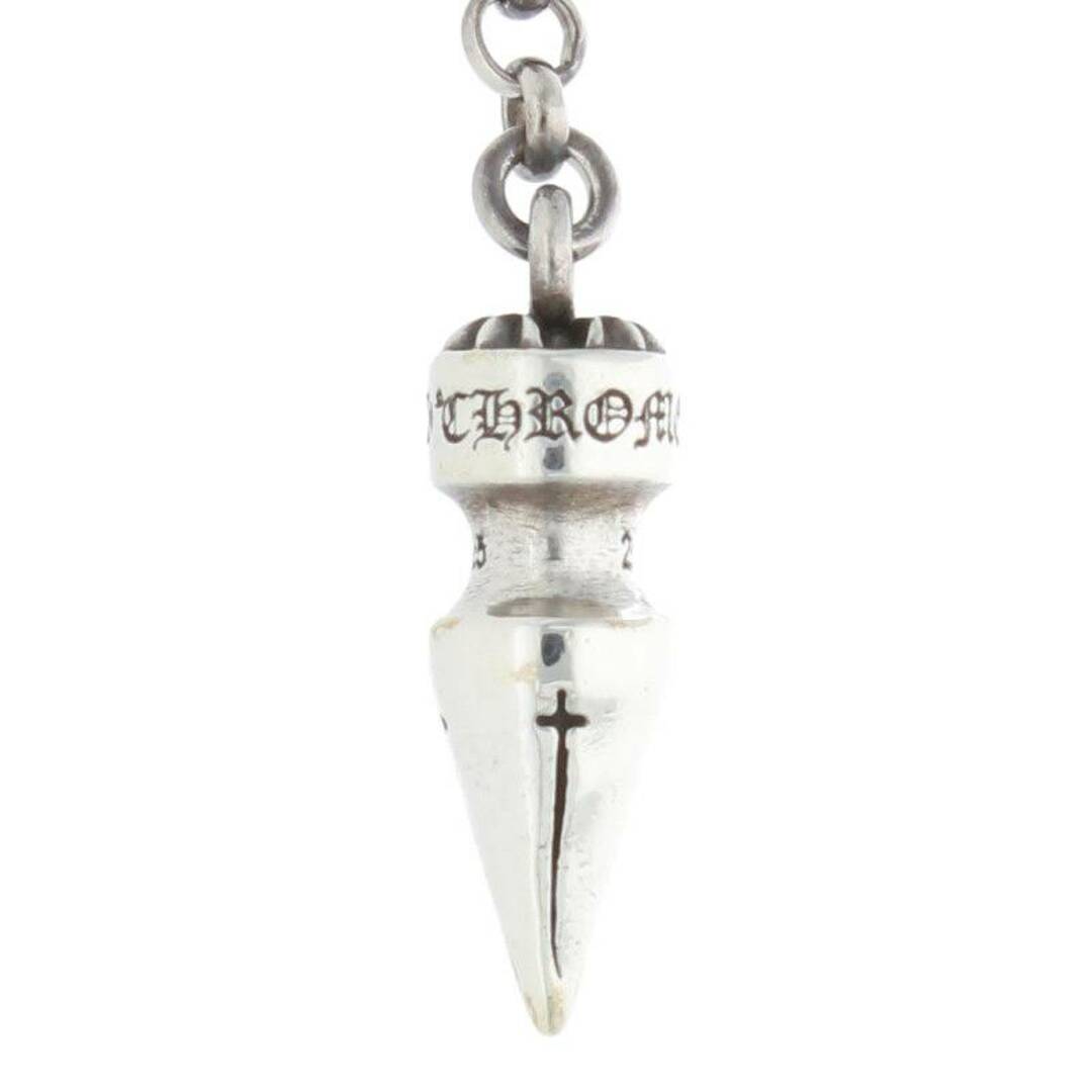 Chrome Hearts(クロムハーツ)のクロムハーツ  CHAIN SPIKE DROP チェーンドロップスパイク シルバーピアス メンズ ハンドメイドのアクセサリー(ピアス)の商品写真