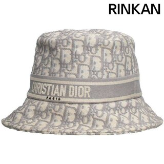 クリスチャンディオール(Christian Dior)のクリスチャンディオール  11DOB923I132 オブリークバケットハット帽子 メンズ 58(帽子)
