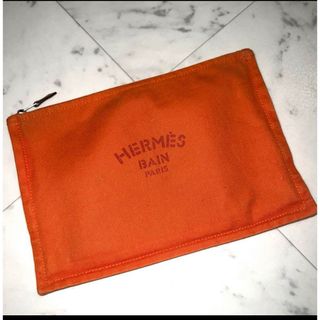 エルメス(Hermes)のエルメス　HERMES クラッチバッグ/コットン(クラッチバッグ)