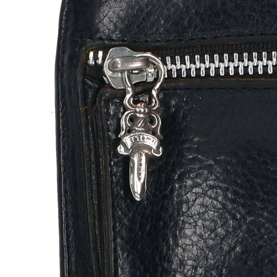 Chrome Hearts(クロムハーツ)のクロムハーツ  SQ BTN BILL/スクエアボタンビル フラップボタンレザーウォレット財布 メンズ ハンドメイドのファッション小物(財布)の商品写真