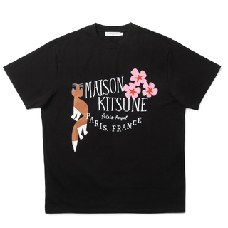 メゾンキツネ(MAISON KITSUNE')のメゾンキツネ/MAISON KITSUNE シャツ メンズ BILL REBHOLZ PALAIS ROYAL EASY TEE-SHIRT Tシャツ/カットソー BLACK JM00150KJ0035-0001-P199 _0410ff(Tシャツ/カットソー(半袖/袖なし))