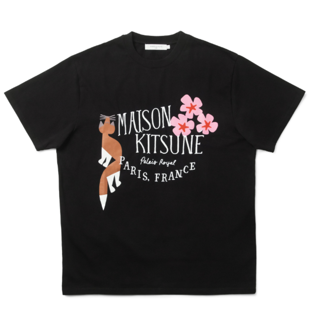 MAISON KITSUNE'(メゾンキツネ)のメゾンキツネ/MAISON KITSUNE シャツ メンズ BILL REBHOLZ PALAIS ROYAL EASY TEE-SHIRT Tシャツ/カットソー BLACK JM00150KJ0035-0001-P199 _0410ff メンズのトップス(Tシャツ/カットソー(半袖/袖なし))の商品写真