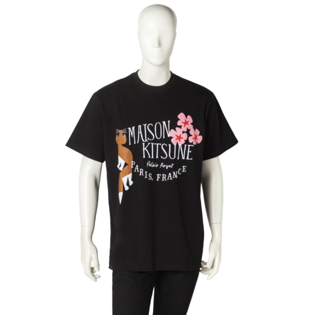 MAISON KITSUNE'(メゾンキツネ)のメゾンキツネ/MAISON KITSUNE シャツ メンズ BILL REBHOLZ PALAIS ROYAL EASY TEE-SHIRT Tシャツ/カットソー BLACK JM00150KJ0035-0001-P199 _0410ff メンズのトップス(Tシャツ/カットソー(半袖/袖なし))の商品写真