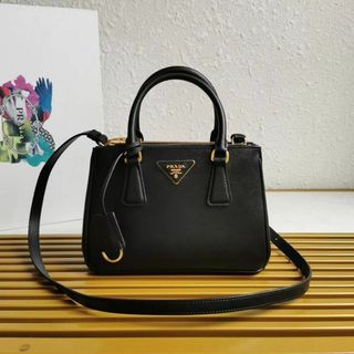 プラダ(PRADA)のPRADA プラダ ガレリア サフィアーノレザー スモールバッグ ハンドバッグ(ハンドバッグ)