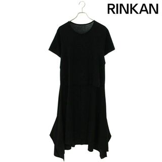 グランドワイ GroundY  LONG SHIRT DOCKING DRESS ロングシャツドッキングカットソーワンピース レディース 1(ロングワンピース/マキシワンピース)