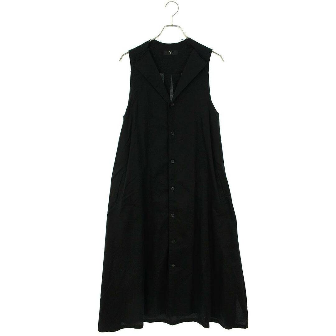 Y's(ワイズ)のワイズ  THIN COTTON TWILL SLEEVELESS DRESS コットンツイルノースリーブワンピース レディース 1 レディースのワンピース(ロングワンピース/マキシワンピース)の商品写真