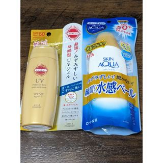 コーセーコスメポート(KOSE COSMEPORT)の日焼け止めジェルSPF50＋◆サンカットUV／スキンアクアスーパーモイスチャー(日焼け止め/サンオイル)