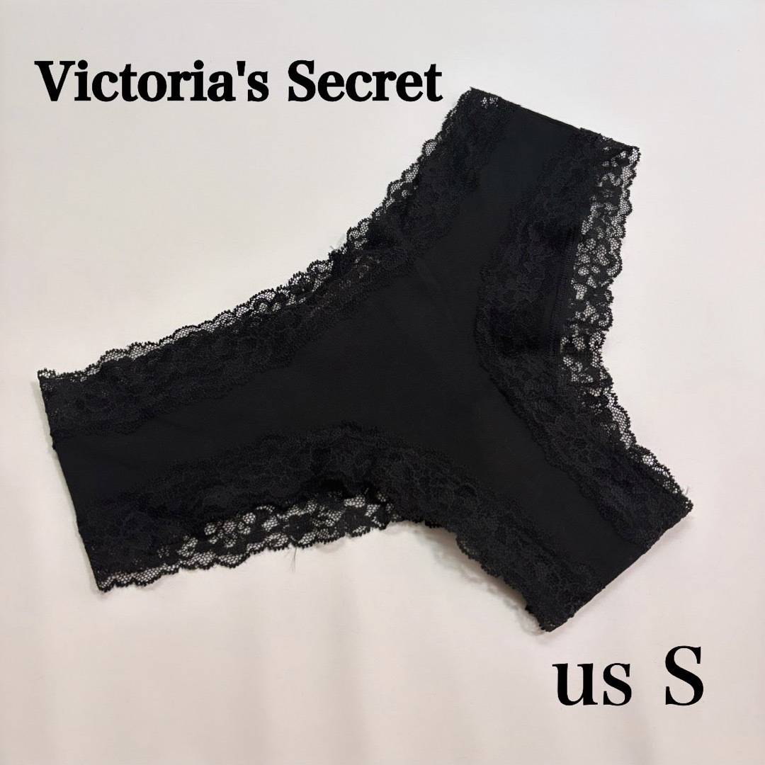 Victoria's Secret(ヴィクトリアズシークレット)のVictora's Secretヴィクトリアシークレット ショーツ Tバック黒 レディースの下着/アンダーウェア(ショーツ)の商品写真