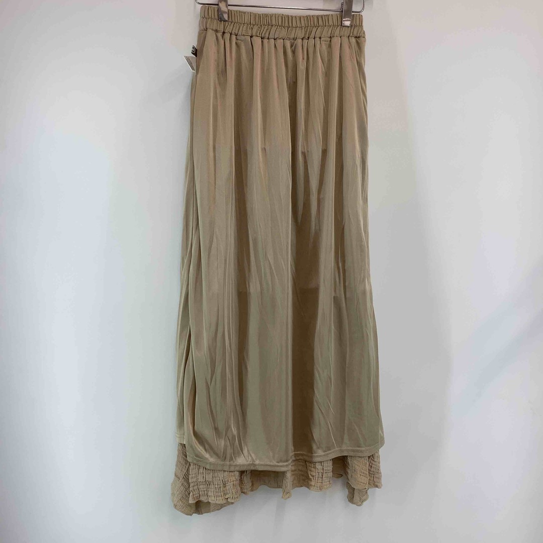 kutir クティール　ベージュ　ウエスト総ゴム　サイズМ　 レディース ロングスカート レディースのスカート(ロングスカート)の商品写真