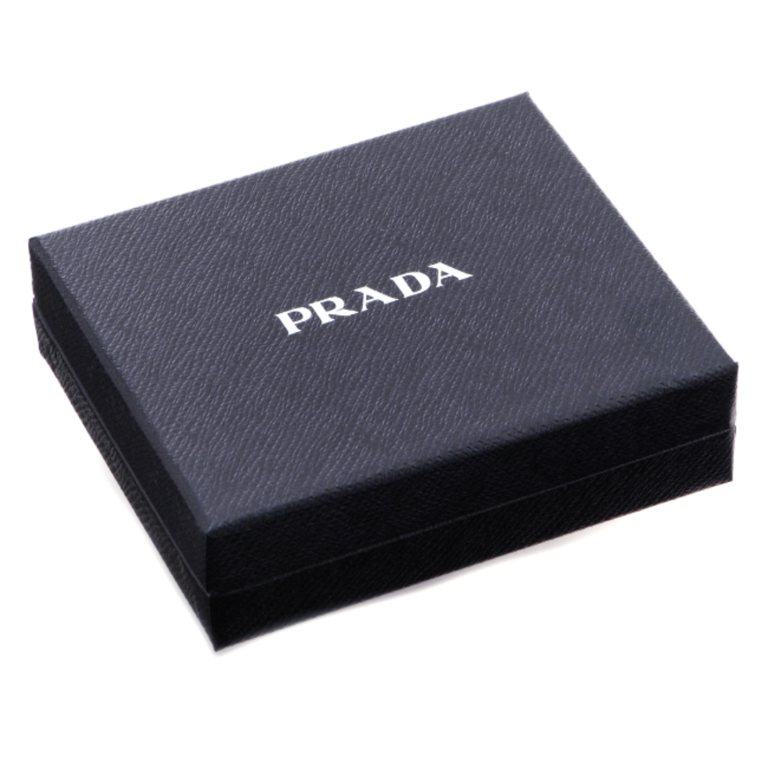 PRADA(プラダ)のプラダ/PRADA 財布 メンズ 型押しカーフスキン 二つ折り財布 NERO 2ML049-QHH-002 _0410ff メンズのファッション小物(折り財布)の商品写真