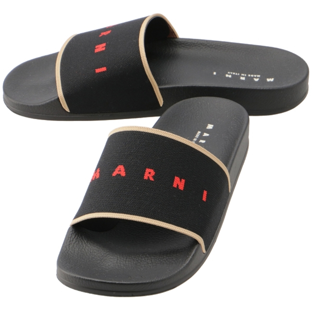 Marni(マルニ)のマルニ/MARNI シューズ メンズ サンダル BLACK/SILK WHITE/RED SAMR003202-P4547-ZO421 _0410ff メンズの靴/シューズ(サンダル)の商品写真