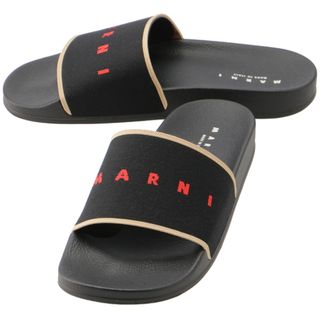 マルニ(Marni)のマルニ/MARNI シューズ メンズ サンダル BLACK/SILK WHITE/RED SAMR003202-P4547-ZO421 _0410ff(サンダル)