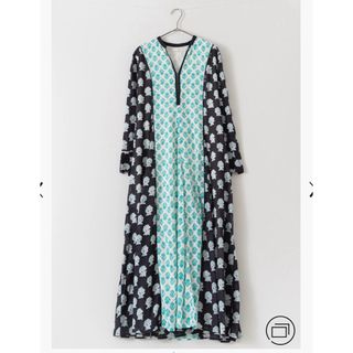 ne Quittez pas - 今期美品＊ヌキテパ＊Lotus Combi Print Panel Dress