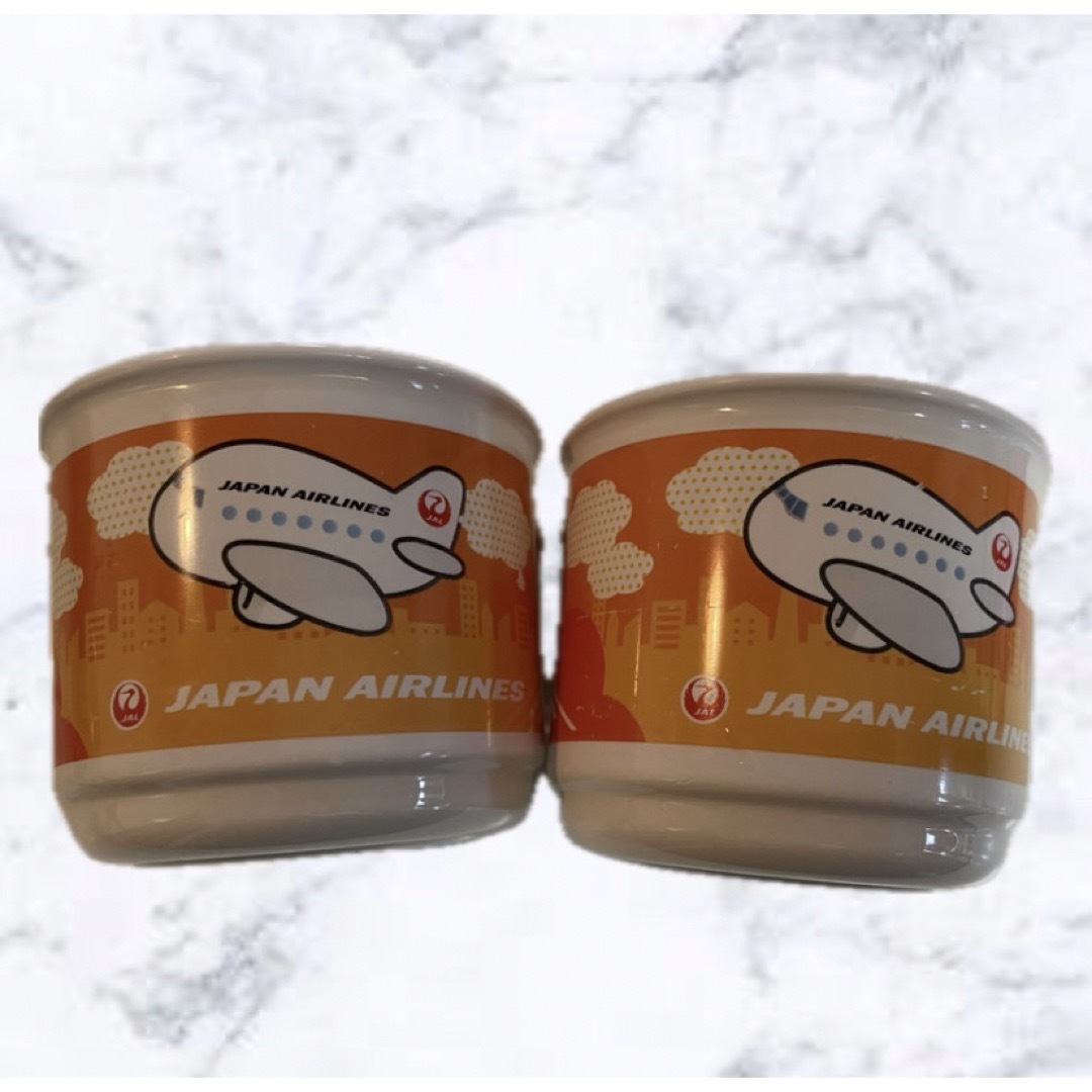 JAL(日本航空)(ジャル(ニホンコウクウ))のJAL 非売品 5点セット リュックサック コップ 巾着 飛行機 キッズ/ベビー/マタニティのこども用バッグ(リュックサック)の商品写真