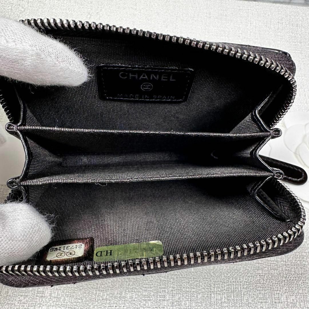 CHANEL(シャネル)の超美品✨シャネル✨CHANEL✨財布✨エナメル✨コインカードケース✨コンパクト レディースのファッション小物(コインケース)の商品写真