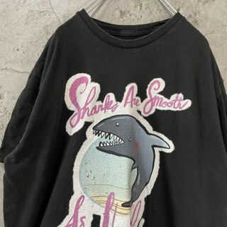 SMOOTH As Hell サメ キャラクター USA輸入 Tシャツ(Tシャツ/カットソー(半袖/袖なし))