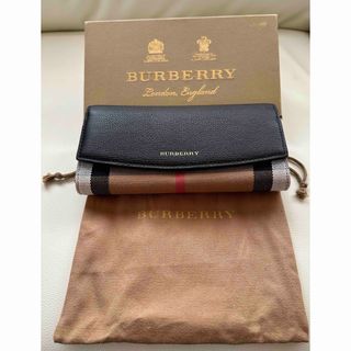 BURBERRY - 新品未使用 バーバリー ブリット ノバチェック×レザー 長財布