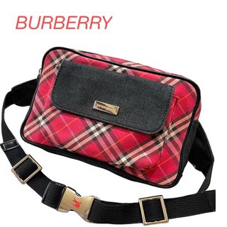 バーバリー(BURBERRY)のバーバリー ウエストバッグ ボディバッグ ホースロゴ ノバチェック キャンバス(ボディバッグ/ウエストポーチ)