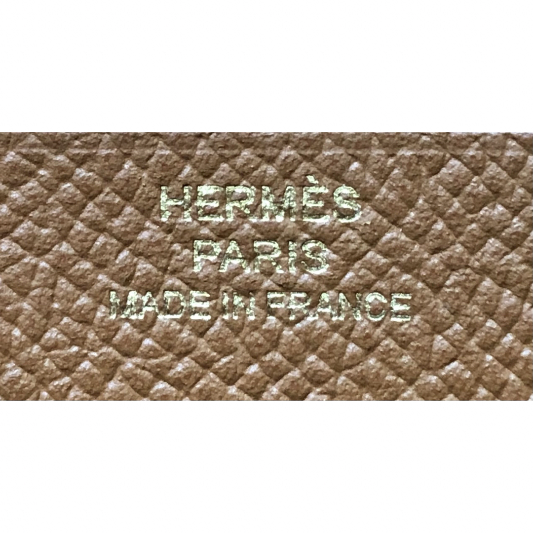 Hermes(エルメス)の極美品☆エルメス　ベアンコンパクト　ゴールド　ブラウン　エプソン　折財布　茶 レディースのファッション小物(財布)の商品写真