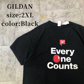 ギルタン(GILDAN)の半袖Tシャツ アメカジ 古着 2XL イベントTシャツ オーバーサイズ(Tシャツ/カットソー(半袖/袖なし))