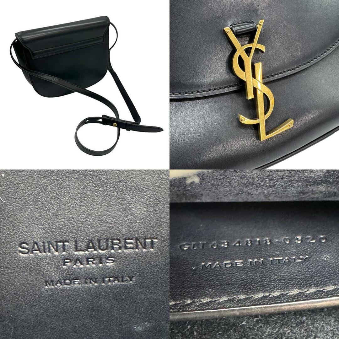 Saint Laurent(サンローラン)のサンローラン SAINT LAURENT ショルダーバッグ レザー ブラック レディース 634818 送料無料【中古】 z0896 レディースのバッグ(ショルダーバッグ)の商品写真